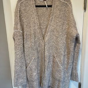 Free People Boucle Slouch Cardi (Cardigan)